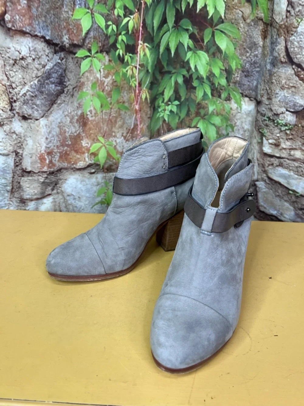 rag & bone | Shoes | Rag Bone Gray Suede Quiet Luxury Designer Leather ...